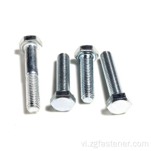 4,8 Bolt hình lục giác màu trắng màu xanh da trời DIN931 933